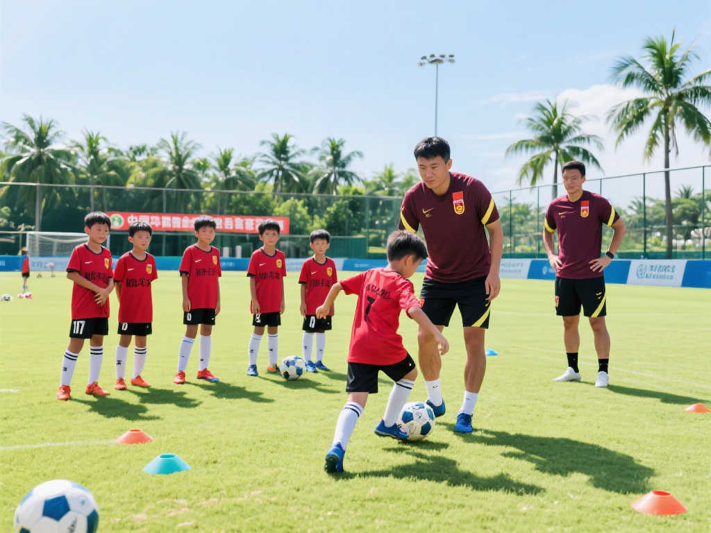 郑智郜林等前国脚齐聚海口 助力07年龄段训练营指导